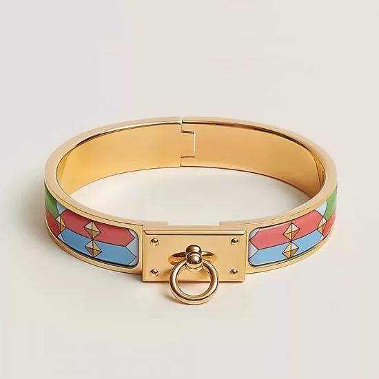 CLIC ANNEAU YELLOW PINK AND ORANGE BRACELET